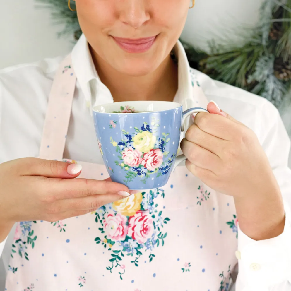 GreenGate Tasse Laura dusty blue