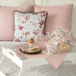 GreenGate Tasse mit Unterteller Elsy white