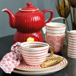 GreenGate Teekanne Alice Red
