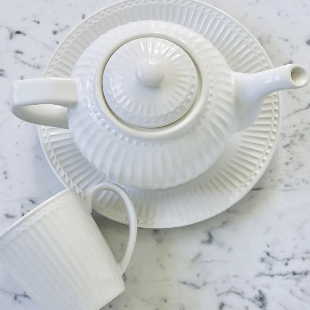 GreenGate Teekanne Alice White