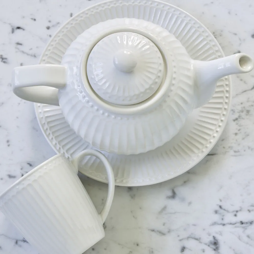 GreenGate Teekanne Alice White