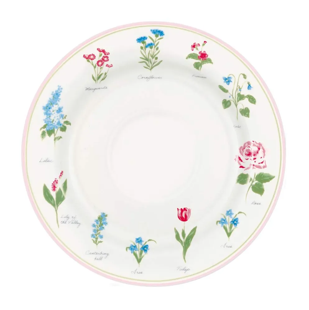 GreenGate Teller Agnes white 20,2 cm
