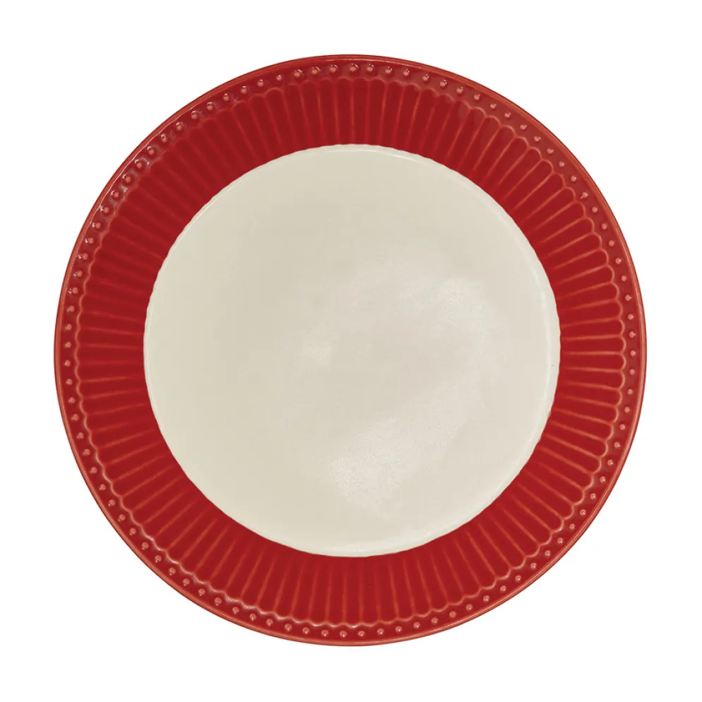 GreenGate Teller Alice Red 23 cm