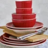 GreenGate Teller Alice Red 17,5 cm
