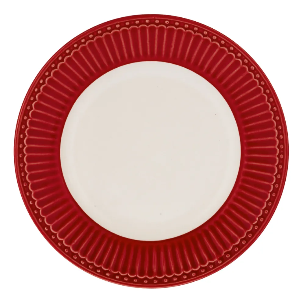 GreenGate Teller Alice Red 17,5 cm