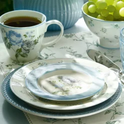 GreenGate Teller Alice sky blue 17,5 cm