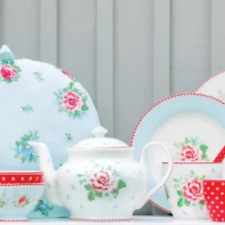 GreenGate Teller Alivia pale blue 20,2 cm