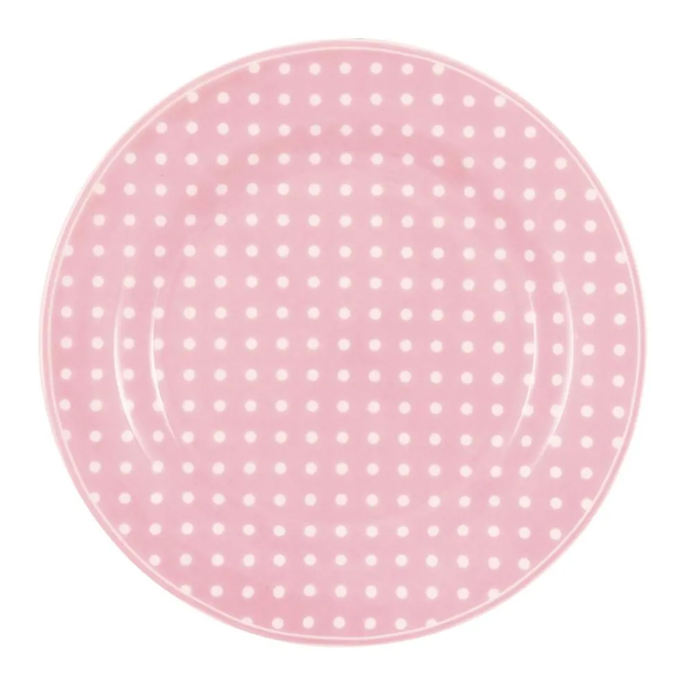 GreenGate Teller Dotty pale pink 20,2 cm