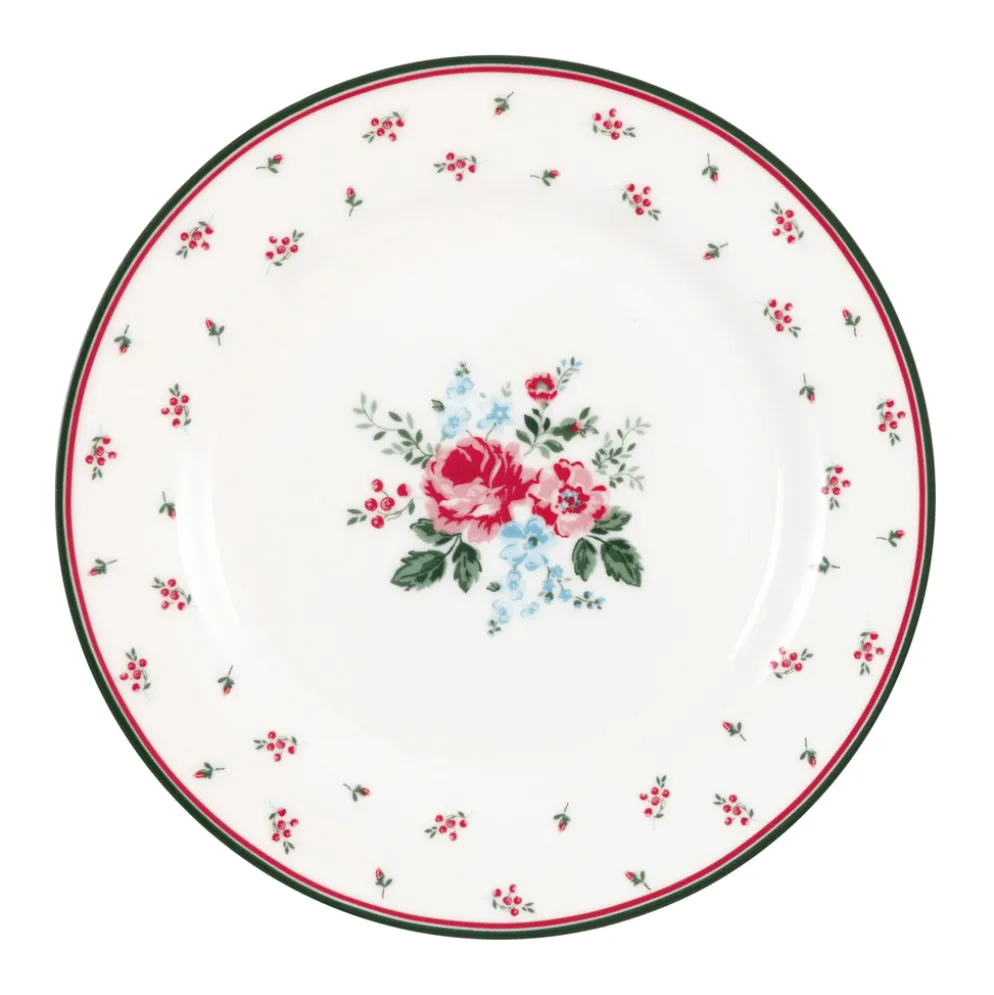 GreenGate Teller Erica white 20,2 cm