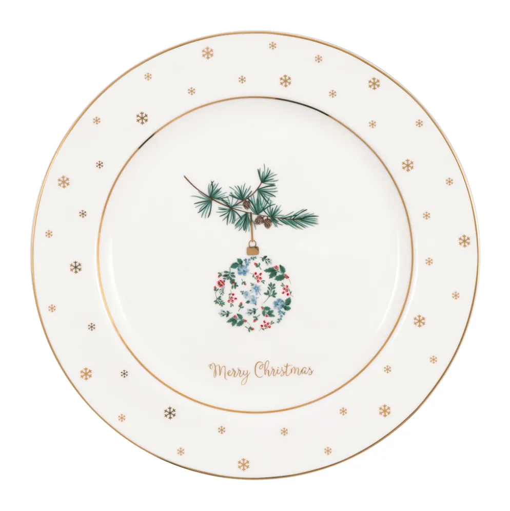 GreenGate Teller Joelle white 20,5 cm