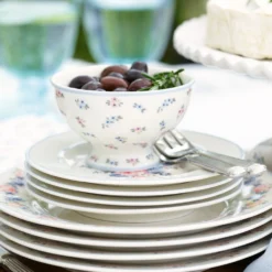 GreenGate Teller Laura petit white 15 cm