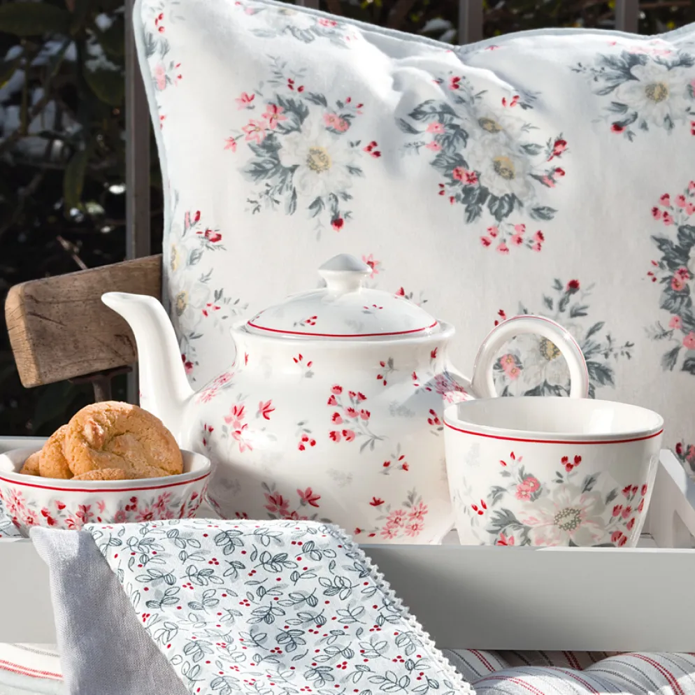 GreenGate Tischdecke Abella white 130x170cm