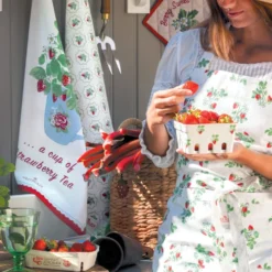 GreenGate Topflappen Berry petit white 2er-Set