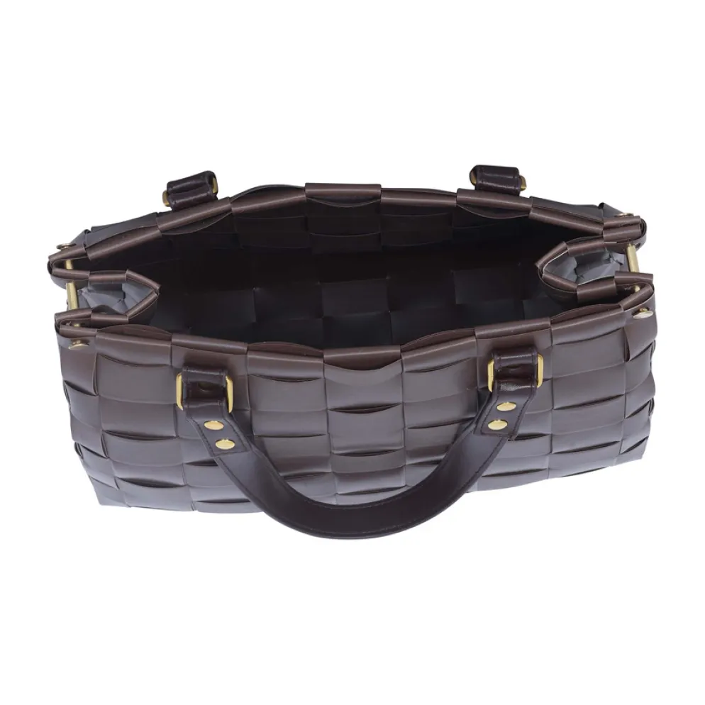 Handed By Handtasche Charlotte Espresso Brown XS
