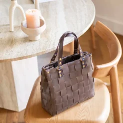 Handed By Handtasche Charlotte Espresso Brown XS