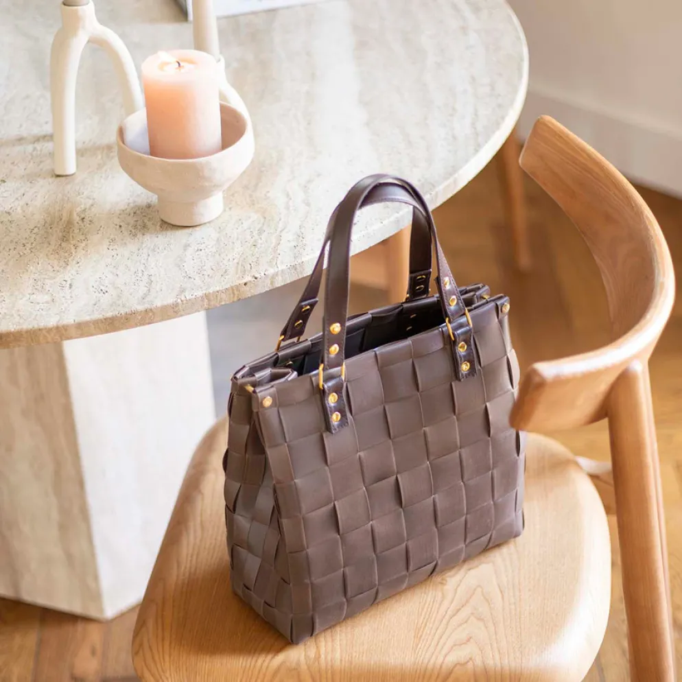 Handed By Handtasche Charlotte Espresso Brown XS