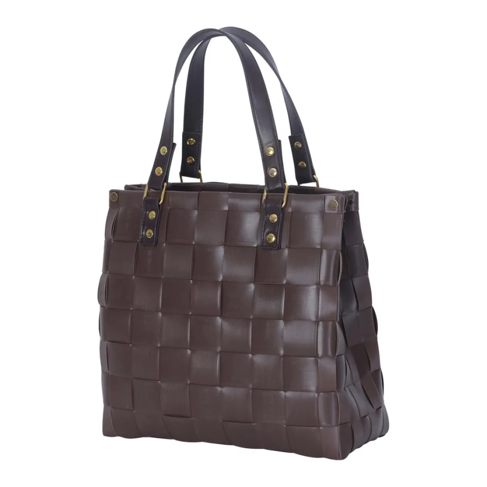 Handed By Handtasche Charlotte Espresso Brown XS