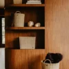 Handed By Runder Korb Celeste natural light brown L mit Griffen