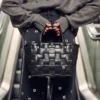 Handed By Tasche Mini Paris black XS/nougat cream