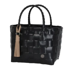 Handed By Tasche Mini Paris black XS/nougat cream