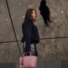 Handed By Tasche Mini Paris rustic pink XS/dark chocolate