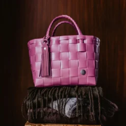Handed By Tasche Mini Paris Shopper raspberry pink XS