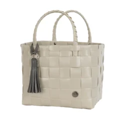 Handed By Tasche Mini Paris Shopper pale grey XS / dark grey