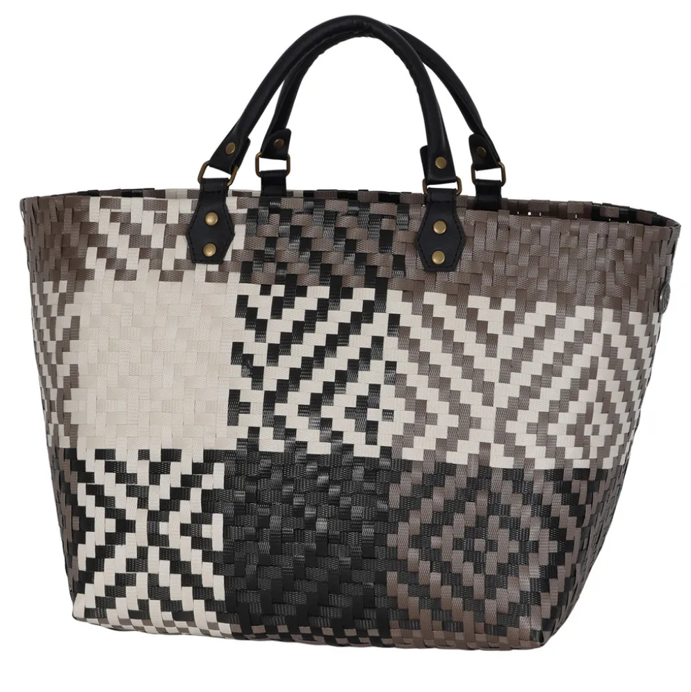 Handed By Tasche Quinn black-taupe/champagne