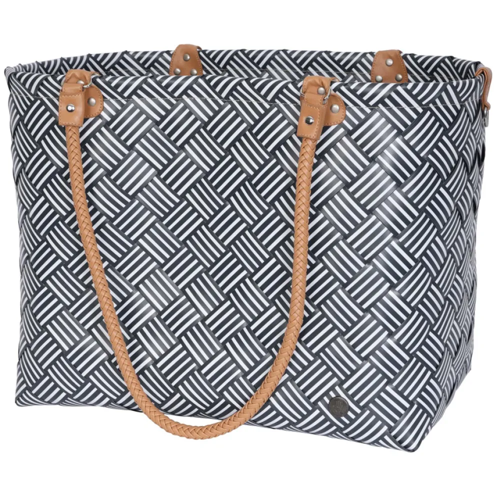 Handed By Tasche Saint-Maxime stripes Dark Grey/Stripes XL
