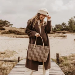 Handed By Tasche Shopper Faye natural brown / taupe