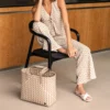 Handed By Tasche Shopper Faye natural brown/ champagne M