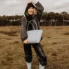 Handed By Tasche Shopper Paris pebble grey S