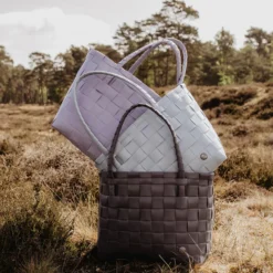 Handed By Tasche Shopper Paris pebble grey S