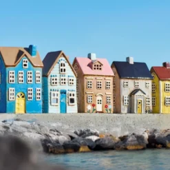 IB LAURSEN Haus für Teelicht Visby Fahrrad vorne