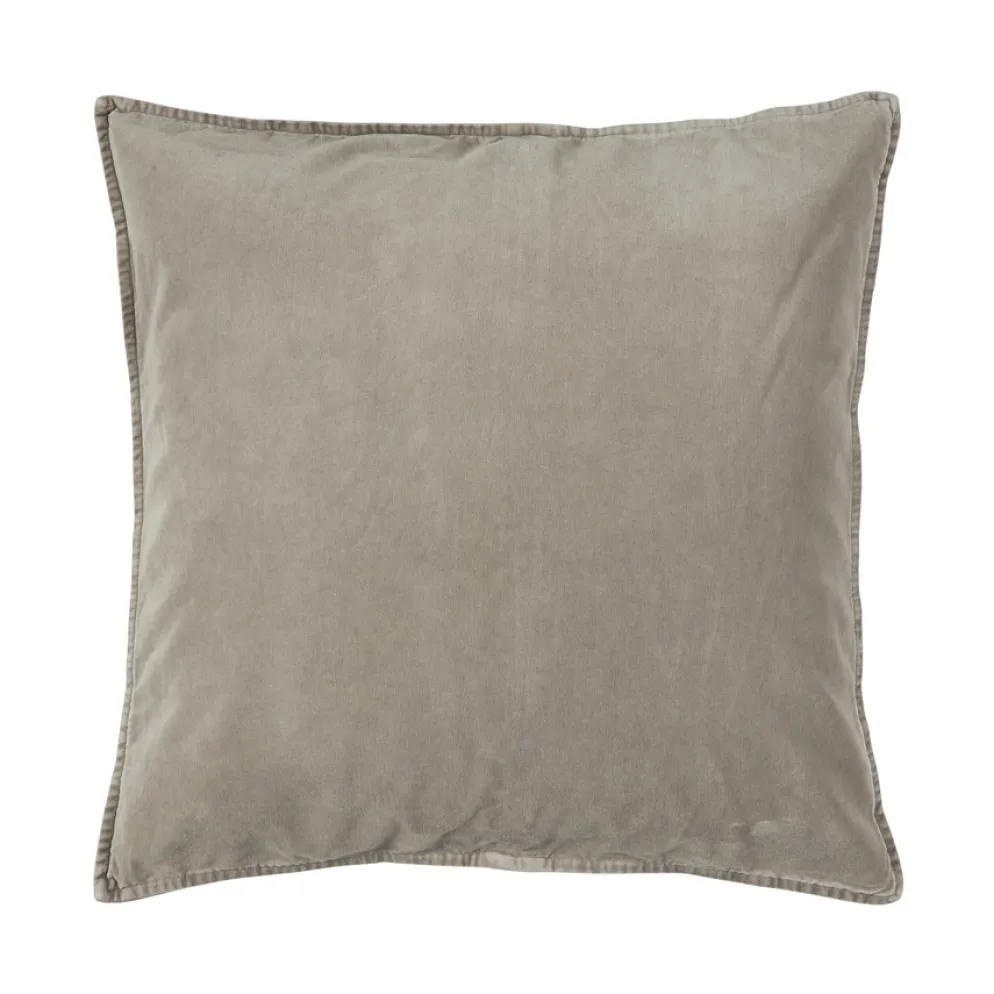 IB LAURSEN Kissenbezug Velour Ash Grey 52 x 52
