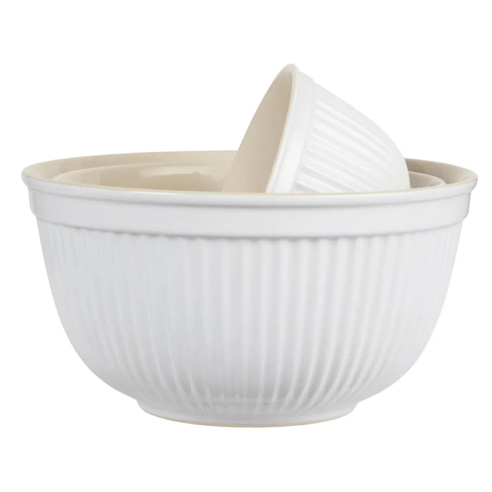 IB LAURSEN Mynte Schalen Pure White 3er-Set