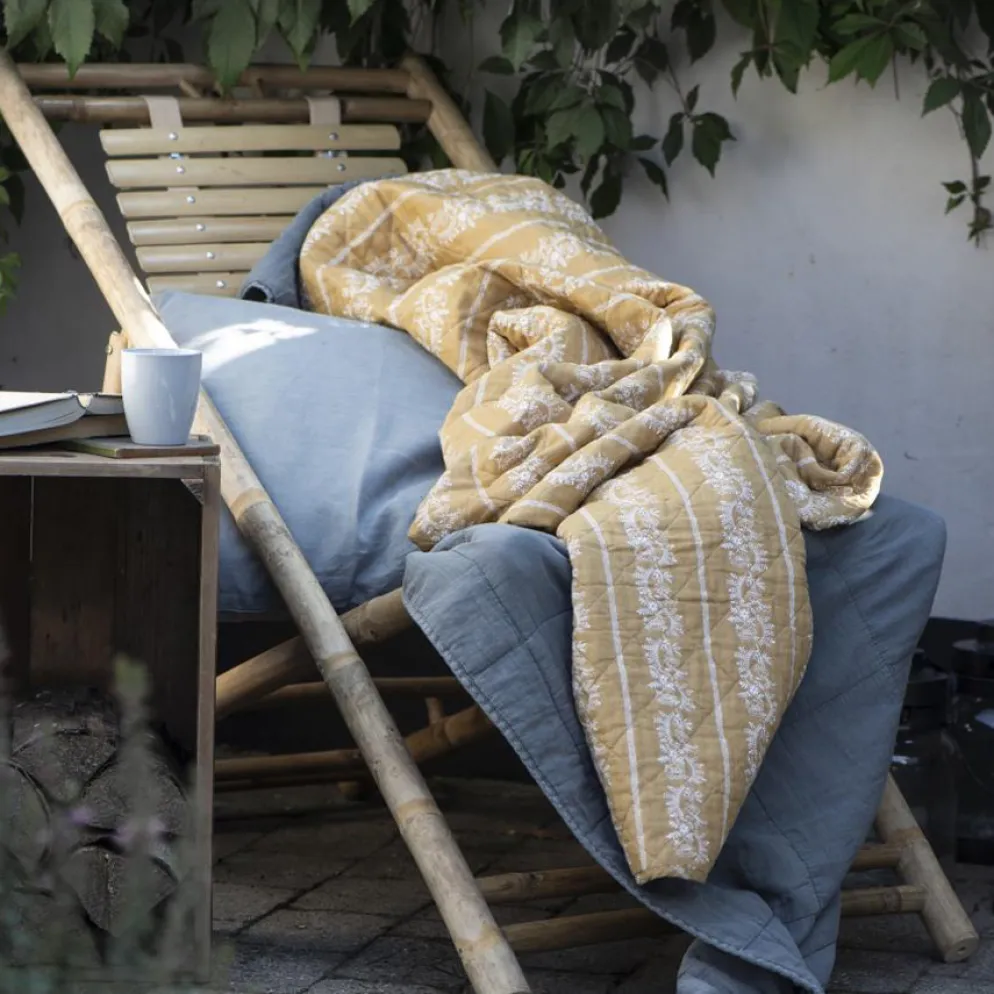 IB LAURSEN Quilt Staubblau