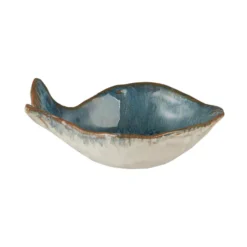 IB LAURSEN Schale Ocean Blue mini fischförmig 10,7 cm