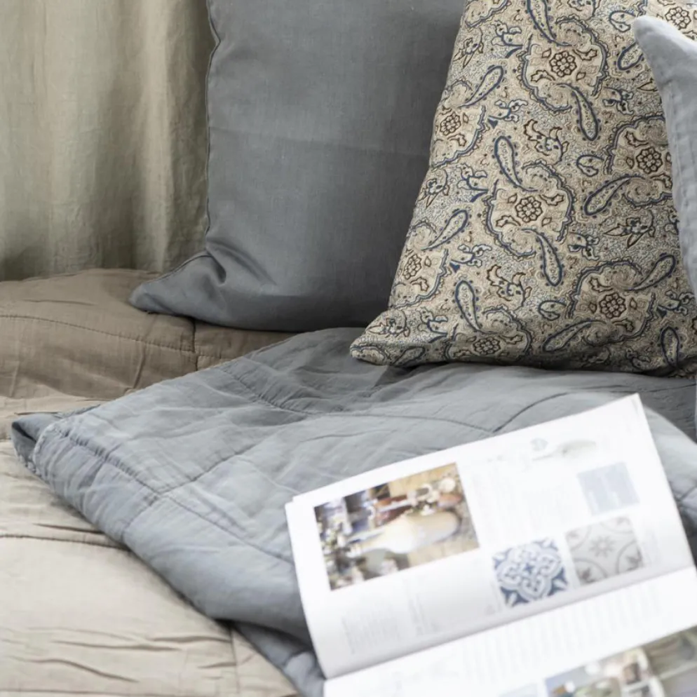 IB LAURSEN Tagesdecke Quilt Vintage Fog 240 x 240 cm