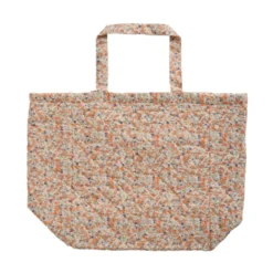 IB LAURSEN Tasche wattiert mit orangen und blauen Blumen