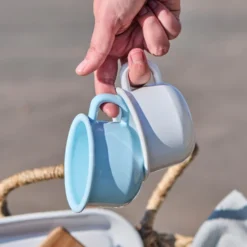 IB LAURSEN Tasse Emaille weiß