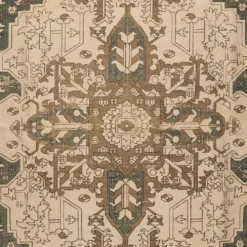 IB LAURSEN Teppich Braun- & Petroltöne 120 x 180 cm