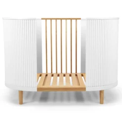 Kas Kopenhagen Babybett Kai White Oak inkl. Matratze