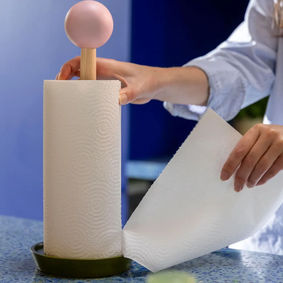 &klevering Küchenrollenhalter Halma Pink