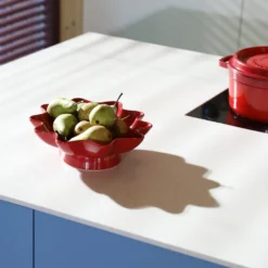 &klevering Schale Sun oval burgundy