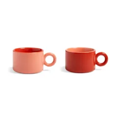 &klevering Tasse chiquito red 2er-Set