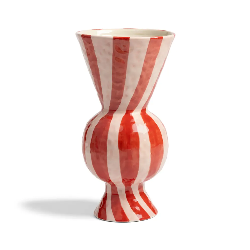 &klevering Vase Rhombic red