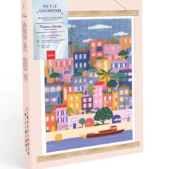 La Petite Épicerie Diamond Painting Set Bunte Häuser
