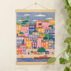La Petite Épicerie Diamond Painting Set Bunte Häuser