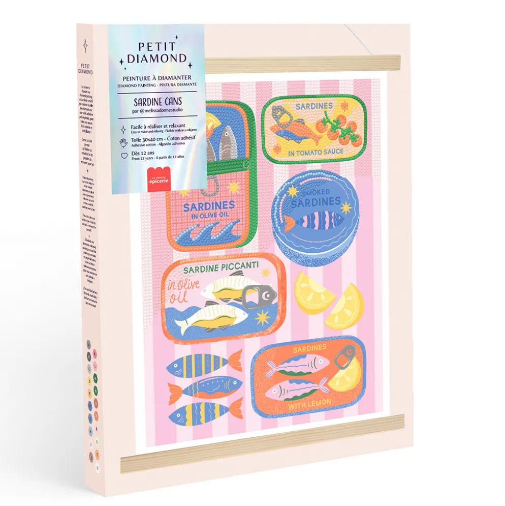 La Petite Épicerie Diamond Painting Set Sardinendosen